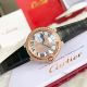 Ballon Bleu de Cartier 36mm Replica Watches Gold Diamond Green Leather Band (3)_th.jpg